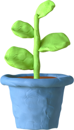 3D Buildable Classroom Growing Plant